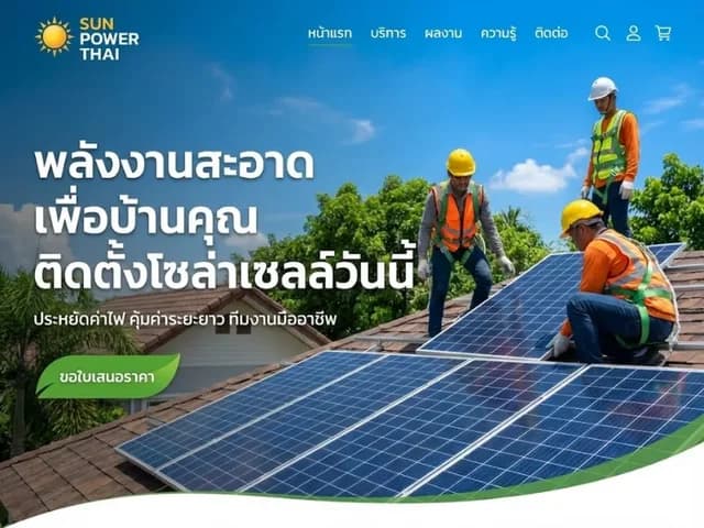 Solar Cell Service - บริการติดตั้งโซล่าเซลล์